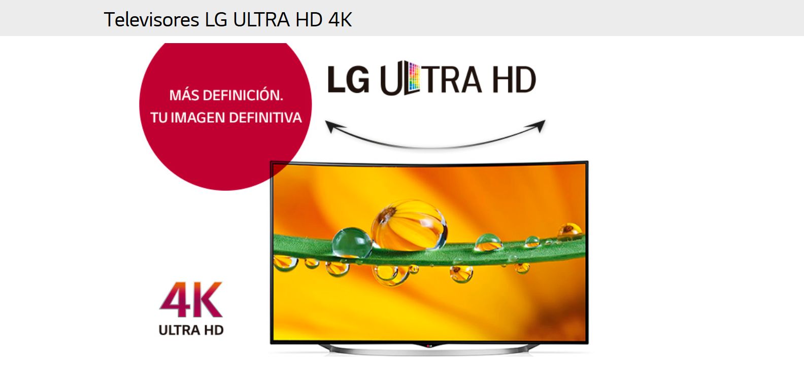 Televisores Ultra HD 4K LG